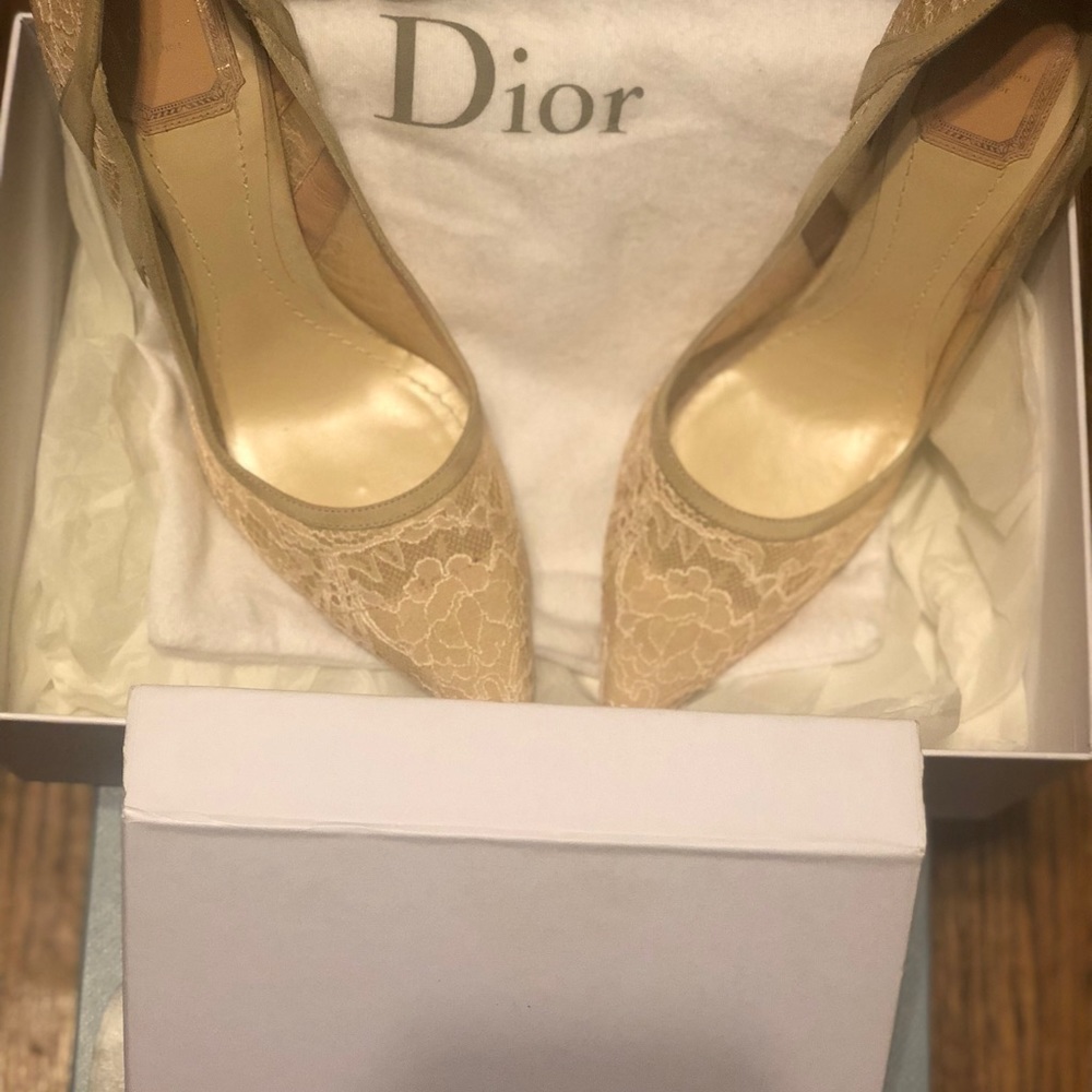 Christian Dior ‘Lingerie’ Lace Pump
